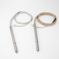 Élément chauffant électrique à cartouche en acier inoxydable à tête unique 110V 220V, élément chauffant industriel, garantie 3 ans, 50W-3000W