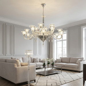 Lámpara de Araña de Cristal de Lujo Estilo Mille Nuits, Diseño Escalonado Personalizable, Fabricación Artesanal, Suministro de Fábrica para Penthouse de Lujo - Product Image 1