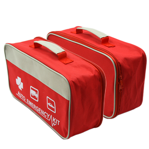 Botiquín de primeros auxilios rojo JCMED, productos de emergencia para coche rojo - Product Image 5