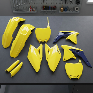 XFUN SUKIT409F102-4450 2008-2017 per RMZ 450 Kit Completo in Plastica Gialla Accessori per Moto - Product Image 3