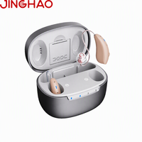 Aide auditive JINGHAO ODM OEM OTC BTE RIC rechargeable avec suppression du rétrofeedback, qualité export, pour acheteurs en gros mondiaux