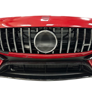 Ensemble de pare-chocs avant d'origine pour <span class=keywords><strong>Mercedes</strong></span>-Benz W290 <span class=keywords><strong>AMG</strong></span> GT53 GT63 avec support de radiateur et pièces de phares, kit carrosserie automobile - Product Image 3
