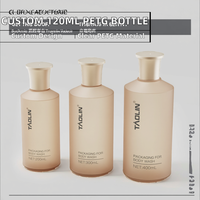 Bouteille vide personnalisable Taolin Pack 200 ml en PETG, moulée par soufflage, sérigraphiée mat, pour cosmétiques, lotions, toners et soins de la peau