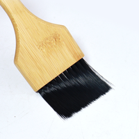 Kit d'outils de teinture pour cheveux en bois de bambou bol de teinte écologique planche à brosse spatule bol de coloration et ensemble de pinceaux