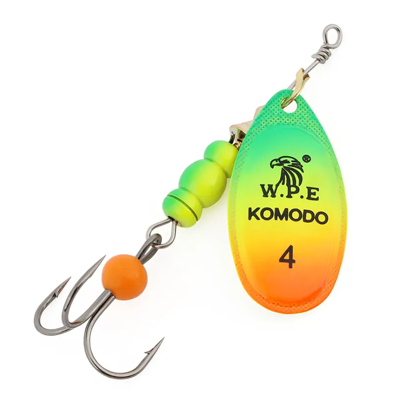 Nuovo Design pesca esche dure Spinner esche cucchiaio da pesca trota richiamo in metallo per basso salmone pesce gatto pesca