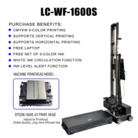 Impresora UV 3D para Paredes DX7, Máquina Automática Multifuncional Plegable para Pintar Murales, Robot de Pintura de Paredes para Interiores