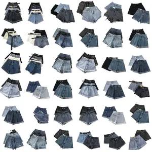 Korean Style Denim Shorts Women's Short Jeans 2022 New Summer Wide Leg Pants A- Line Shorts