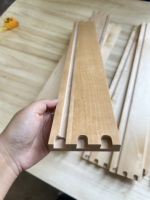 Planche de tiroir latérale en bois massif de Paulownia, style traditionnel, avec finition UV