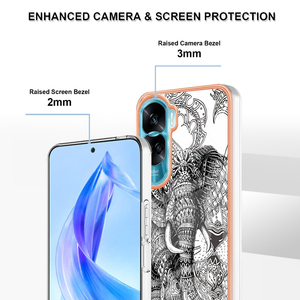 Cadre de galvanoplastie coque de téléphone pour Huawei <span class=keywords><strong>Honor</strong></span> 90 Lite X9A Magic 5 Pro X8A X7A X6 housse en TPU antichoc pour Google Pixel 6A <span class=keywords><strong>7A</strong></span> - Product Image 4