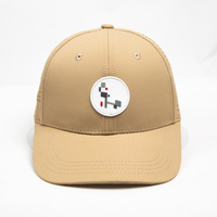 Gorra Trucker de Malla con Visera Curva Personalizada, Parche de Silicona Cosido, Orificios de Ventilación Láser, Poliéster, para Equipos Deportivos, Ajustable, con Cierre a Presión