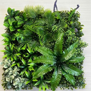 Bán buôn Milan cỏ màu xanh lá cây Turf nhà máy nhân tạo trong nhà/ngoài trời tường trang trí Nhựa nền tường - Product Image 6