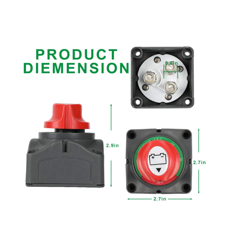 12V 24V 300A DISCONNECT BATTERY ISOLATOR Cut Off KILL SWITCH KEY CAR BOAT VAN AU 