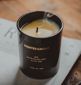 Bougie pilier en cire <span class=keywords><strong>de</strong></span> soja faite à <span class=keywords><strong>la</strong></span> main avec logo personnalisé pour <span class=keywords><strong>la</strong></span> décoration <span class=keywords><strong>de</strong></span> <span class=keywords><strong>la</strong></span> maison, Ramadan, Nouvel An, mariages, anniversaires et fêtes, boîte cadeau - Product Image 5