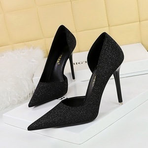 Sequin New Popular Design Night Club Party <b>Pumps</b> Fashion Bling <b>Glitter</b> Women Heels Sandals - Product Image 3