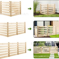 Panel de Cerca de Madera para Jardín, Anticorrosión, de Tres Capas, Reforzado, para Patio y Jardín, Venta al Por Mayor