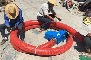 Roestvrijstalen Schroeftransporteur Met Hittebestendige Rubberen Riem Gebruikt Voor Zandvoedingsdrankenindustrie Voor Restaurants Retail - Product Image 2