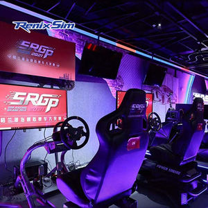 Cockpit de simulation de course automobile Renixsim Game Center 4 Aixs GT Simracing, machine de jeu d'arcade de course automobile, machine de conduite - Product Image 2
