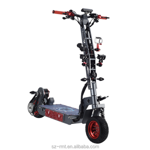 R.M.T AKW 8000W 72V40Ah สกู๊ตเตอร์ไฟฟ้าสองล้อทรงพลัง โครงสร้างอลูมิเนียมอัลลอยด์ ระบบกันสะเทือนเต็มรูปแบบ เบรกดิสก์ไฮดรอลิก - Product Image 2
