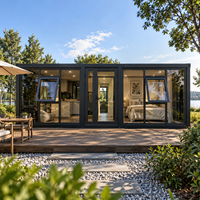 Prix d'usine, faible coût, maison conteneur extensible entièrement meublée hors réseau de 20 à 40 pieds pour villa de luxe moderne