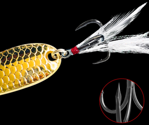 Leurre Cuillère Micro Stream Ultralight Daoyu avec Paillettes en Alliage de Zinc pour la Pêche à la Truite, au Bar et aux Poissons de Ruisseau en Eau Douce - Product Image 1