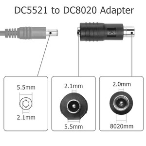 Adattatore da DC 5.5mm X 2.1mm Femmina a DC <span class=keywords><strong>8020</strong></span> Maschio per Pannello Solare Jackery, Stazione di Alimentazione Portatile RV, Generatore Solare - Product Image 4