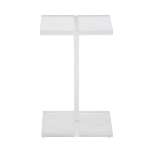 Tavolino Moderno in Acrilico per Piccoli Spazi, Comodino Decorativo e Espositore - Product Image 1