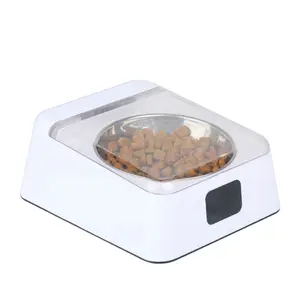 Petnesgo自动5g发光二极管宠物碗喂食器狗和猫动物不锈钢喂食器红外传感器原始设备制造商液晶显示器