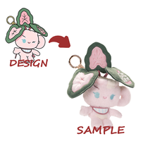 Pendentif en peluche super doux personnalisé OEM - Remplissage en polyester et coton PP