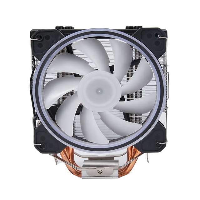 High Quality 120mm CPU Water Cooler RGB LED 4Pin PWM Fluid Bearing 30000 Hrs Life Black Computer Case Aluminum Copper Heatsink