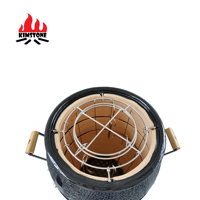 KIMSTONE vente en gros kamado manufacture tandoor gril suspendu en céramique four traditionnel version rehaussée en bois électrique