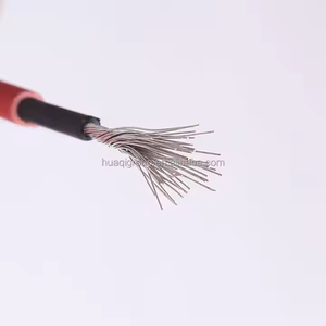 Câble solaire haute tension Huaqi 1000v-1500v XLPE XLPE DC PV <span class=keywords><strong>6mm2</strong></span> <span class=keywords><strong>cuivre</strong></span> 10mm 16mm2 tailles PVC isolé 16A évalué pour la construction - Product Image 4