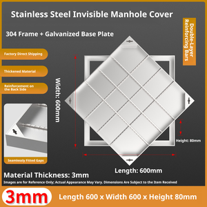 ที่คลุมท่อระบายน้ำทำจากสเตนเลสสตีลสั่งทำพิเศษ - Product Image 3