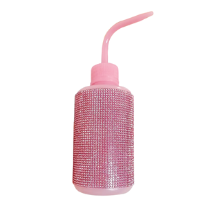 Bouteille de rinçage en plastique pour extensions de cils avec strass, flacon de lavage pour nettoyage des cils - Product Image 6
