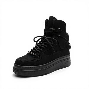 รองเท้าผู้หญิง <span class=keywords><strong>AJ</strong></span> รุ่นขายดี - หนังแท้ ทรงหุ้มข้อ ดีไซน์สปอร์ตและลำลอง สไตล์ใหม่ปี 2026 รองเท้ามาร์เทน - Product Image 4