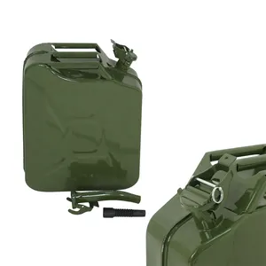 Xe Quân Đội Mỹ Thép Không Gỉ 5 Gallon Thùng Chứa Dầu Hóa Chất 20l Jerry Can