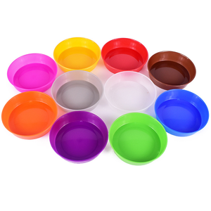 Ciotole Colorate in ABS per Bambini, Strumenti per Pittura Artistica Fatti a Mano, per Lavaggio Penne e Miscelazione Colori - Product Image 1