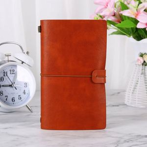 Personalized Hardcover Leather Cover <b>A6</b> Traveler Planner Organizer Custom <b>Diary</b> Agenda Refillable Reusable Gift Notebook 80 - Product Image 4