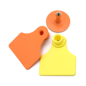 YTET002 Étiquette d'oreille pour animaux en TPU intégré, 50x42mm, codée au laser avec numéro de série, pour porcs, vaches et moutons - Product Image 4