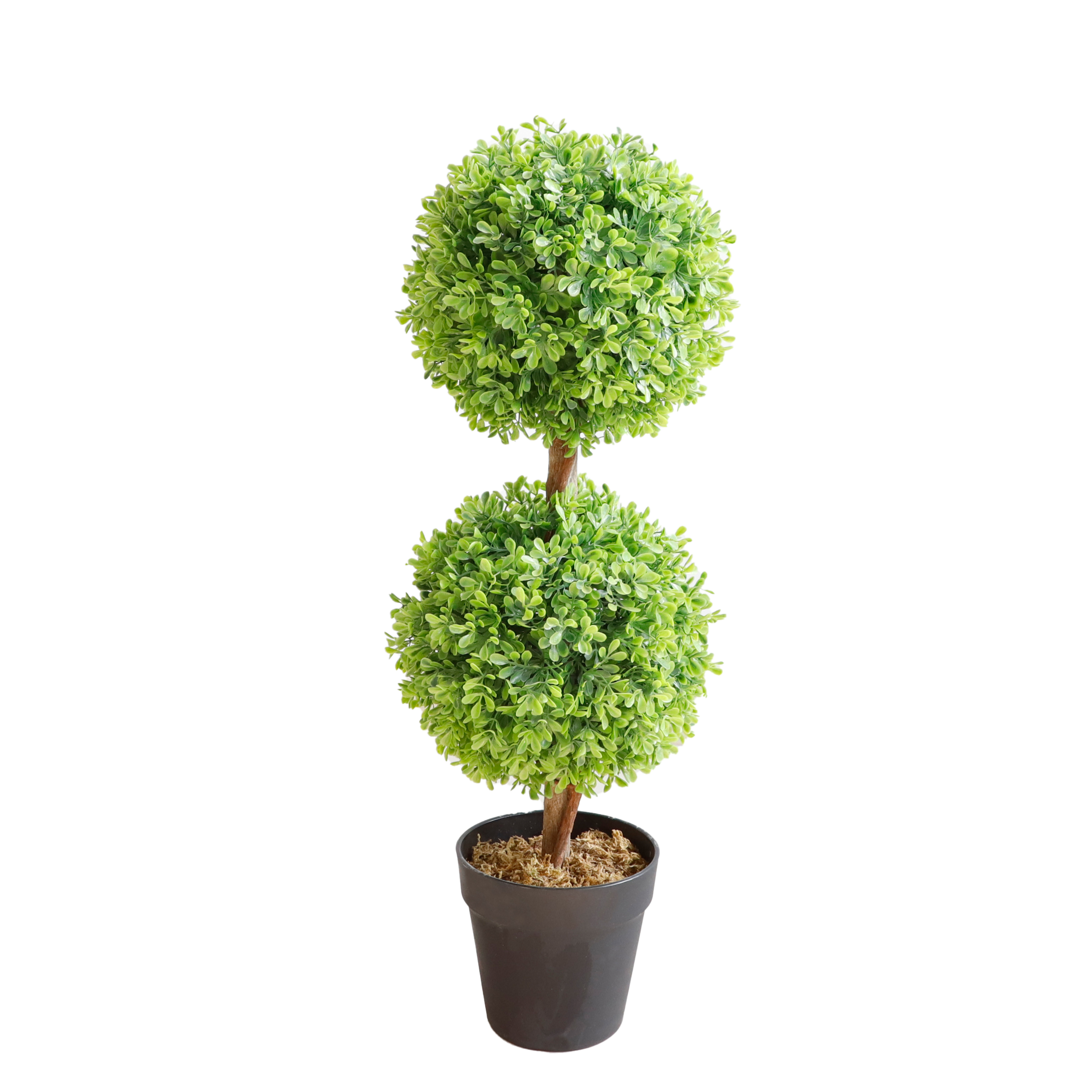 Palla di bosso artificiale FRITZ, reticolo di plastica, zona trasversale, 45cm