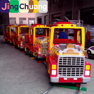 Tren turístico para puntos turísticos, equipo de entretenimiento, tren de carril nuevo para centros comerciales y plazas, tren de juguete para niños - Product Image 1