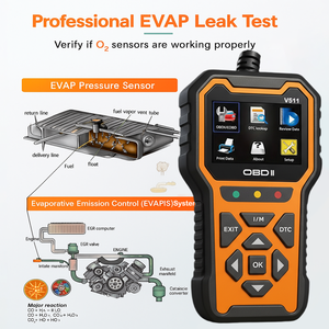 เครื่องสแกน V511 OBDII แบบพกพา สำหรับตรวจสอบข้อบกพร่องยานยนต์ ปากกาตรวจสอบระบบเครื่องยนต์/ระบบส่งกำลัง/ABS สแกนระบบเต็มรูปแบบ - Product Image 5