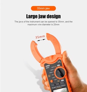 VICTOR 606C+ AC/DC <b>Clamp</b> Multimeter, 5999 Counts 600A 600V, NCV, Low Impedance Voltage & Flashlight Tester - Product Image 6