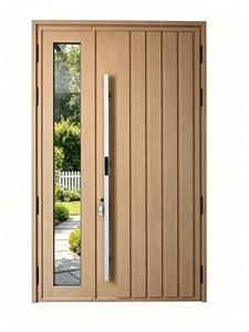 <span class=keywords><strong>Porte</strong></span> <span class=keywords><strong>d</strong></span>'<span class=keywords><strong>entrée</strong></span> sécurisée moderne en acier avec cadre en aluminium, finition imitation bois <span class=keywords><strong>PVC</strong></span>, serrure intelligente, <span class=keywords><strong>porte</strong></span> extérieure isolée thermiquement - Product Image 5