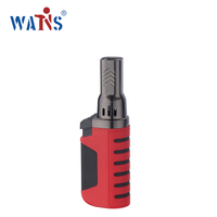 Fournisseur direct, briquet torche à micro-flamme pour cigares, alimenté au gaz butane, design moderne, voyage, fabriqué en métal et en plastique