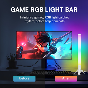 Daybetter RGBIC 360. Dimmable LED Table Lamp Modern Night <b>Light</b> Bedroom Game Room Decor App Control Music Sync Simple Remote - Product Image 3