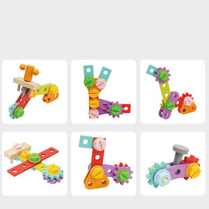 ของเล่นตัวต่อไม้เพื่อการศึกษา Montessori ทำจากไม้เพื่อการศึกษา - Product Image 3