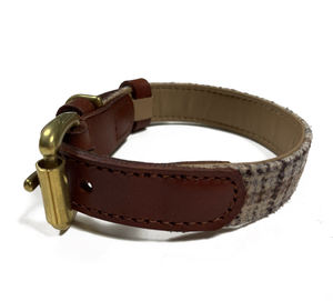 Collar y correa de cuero genuino para perro, de lujo, fabricantes de correa - Product Image 3