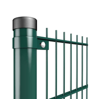 Double Wire Security Fence Panel Hot Dipped Galvanized Steel Mesh Fence