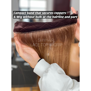 SHY Banda Transparente Corta para Sujetar Pelucas de Encaje, Diseño Compacto Sin Pegamento para Cabello Europeo Virgen, Sin Volumen en la Línea del Cabello/Niebla. - Product Image 2