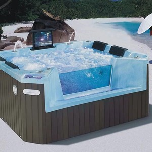 Banheira de Hidromassagem Spa em Acrílico Balboa Ultimate <span class=keywords><strong>Massage</strong></span> Eddy Yacuzzi para 4 Pessoas, com Sistema Hidráulico para Água Fria, para Uso Externo - Product Image 2